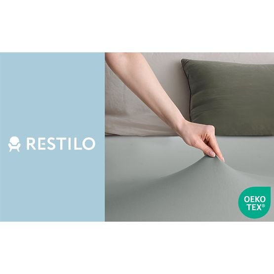 Rjuha AMBER barva siva klasični stil material jersey 80-90x200 DecoKing