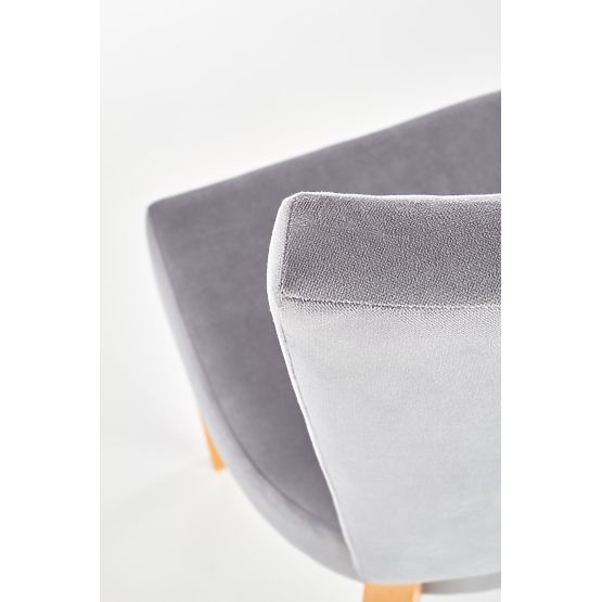 ROIS stol meden hrast / siva (1p=2 kosa)