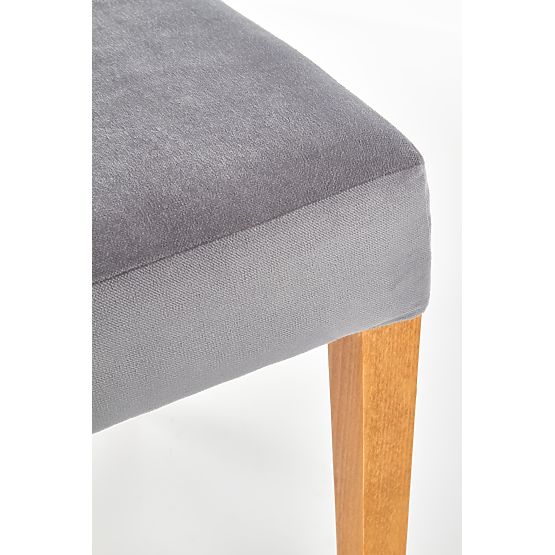 ROIS stol meden hrast / siva (1p=2 kosa)