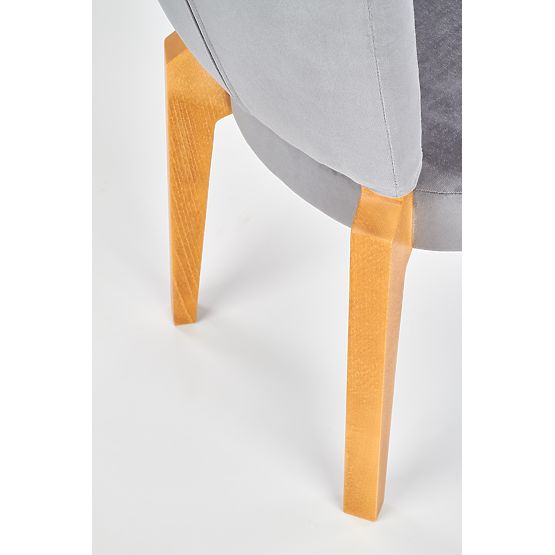 ROIS stol meden hrast / siva (1p=2 kosa)