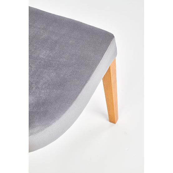 ROIS stol meden hrast / siva (1p=2 kosa)