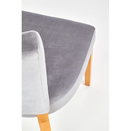 ROIS stol meden hrast / siva (1p=2 kosa)