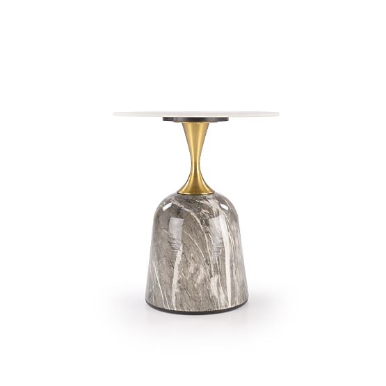 ROSA klubska mizica bel marmor / siv marmor / zlata (2p=1ks)