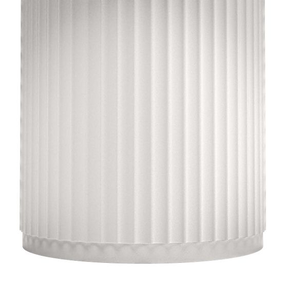 Samostoječi umivalnik Ciriola, kompozitni, 45x90 cm, bel, rebrast