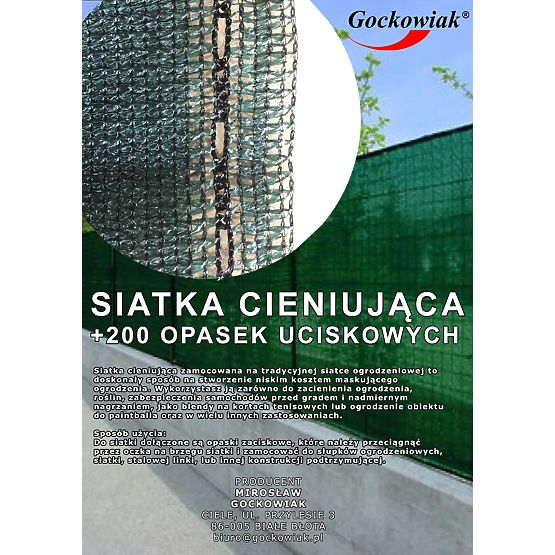 Senčilna maskirna mreža 135g 1,5X50 m zelena