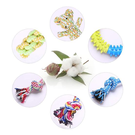 Set 10 igrač za pse DYLAN vlečne igrače