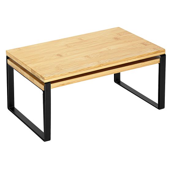 Set 2 bambusovih polic GINGER