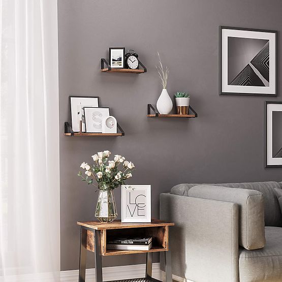 Set 3 loft polic SIRIN črna