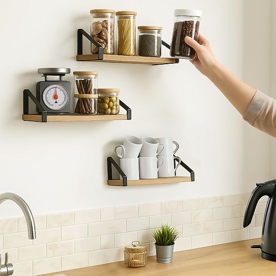 Set 3 loftnih polic SIRIN craft