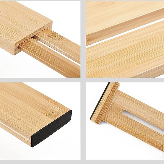 Set 4 bambusovih pregrad za predal RITA