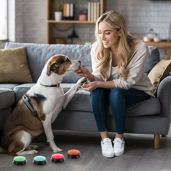 Set 4 komunikacijskih gumbov za psa TALKER