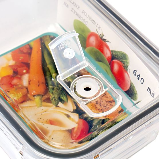 Set 6 steklenih posod za živila AMALFI