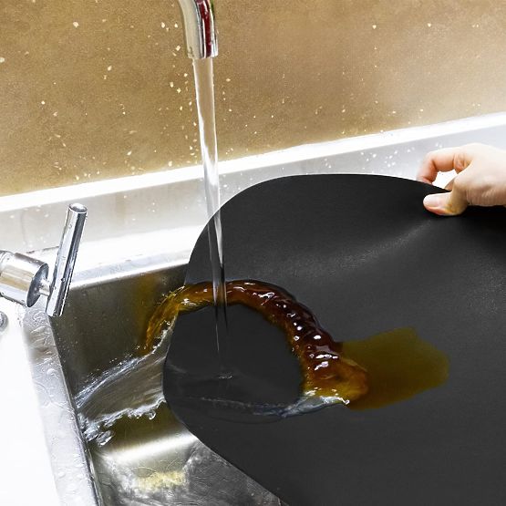 Set 8 podlog za mizo TRIVAL BLACK