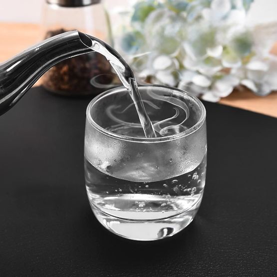 Set 8 podlog za mizo TRIVAL BLACK