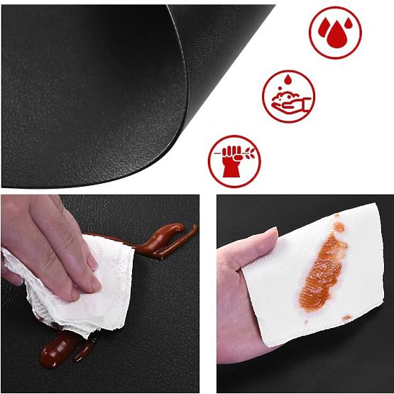 Set 8 podlog za mizo TRIVAL BLACK