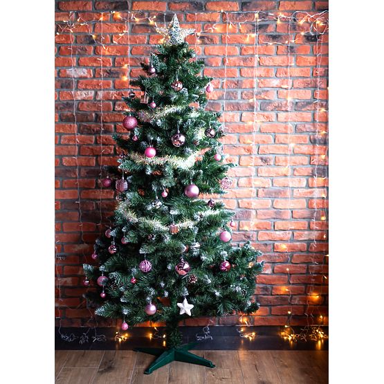 Set božičnih okraskov Lila/Rose 208 kos