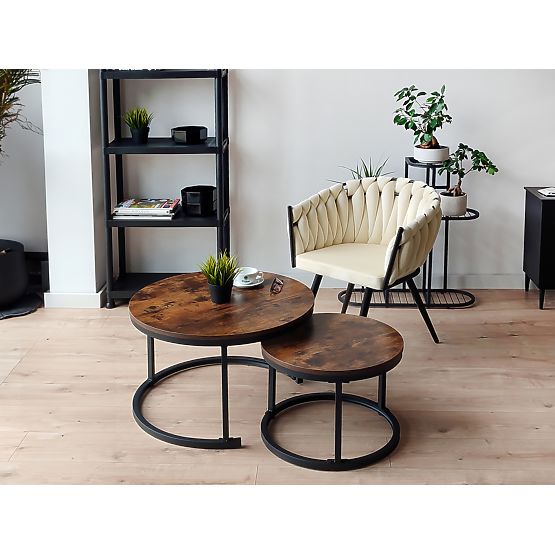 Set dveh loft mizic Galen Rustic