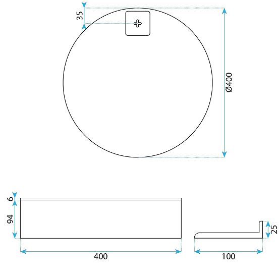 Set kopalniškega pohištva z umivalnikom Molly 40 cm Siva