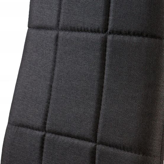 Set oblazinjenih stolov za jedilnico in dnevno sobo 4 kosi črni