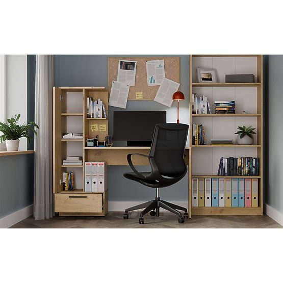 Set Pisalna miza + Regal COSMO HRAST ARTISAN