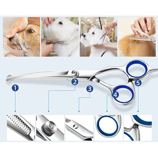 Set škarij za živali GROMMY za psa in mačko