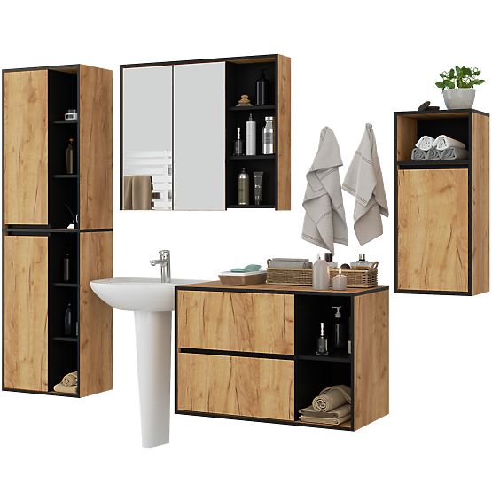 SET VISEČE KOPALNIŠKE OPREME VAMI DUB CRAFT / ČRNA