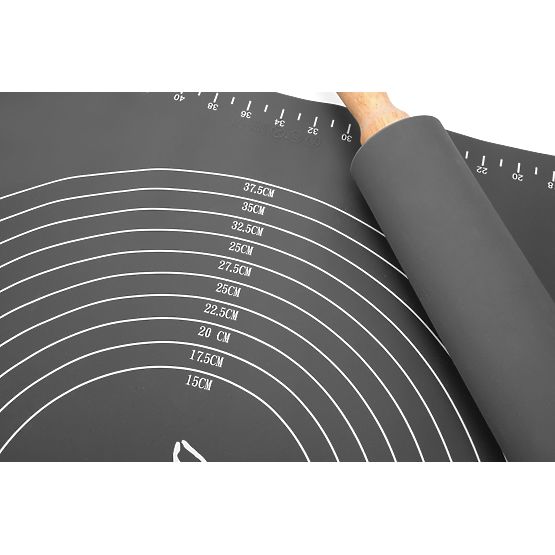 Silikonska delovna plošča SELMA grafitna 70x50 cm