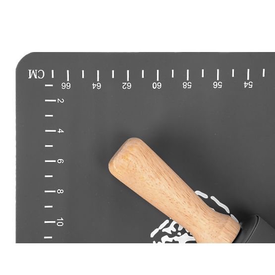 Silikonska delovna plošča SELMA grafitna 70x50 cm