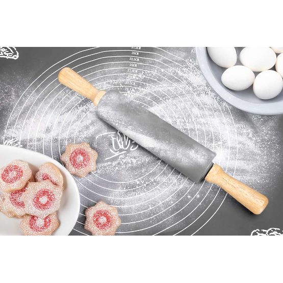 Silikonska delovna plošča SELMA grafitna 70x50 cm