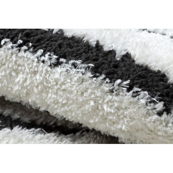 Sodoben preproga MODE 8587 geometrijska kremna / črna