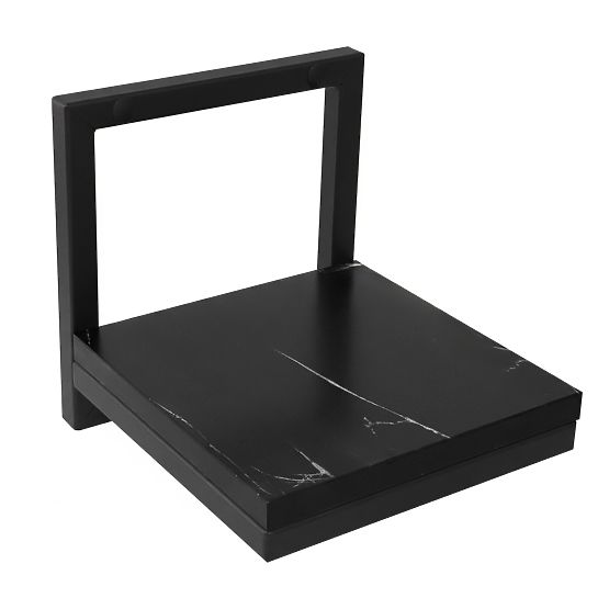 Stenska cvetlična posoda TORGET ČRNI MARMOR