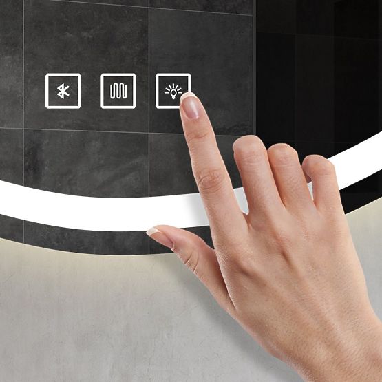 STENSKO LED OGLEDALO S FUNKCIJO BLUETOOTH 70x100cm FOG