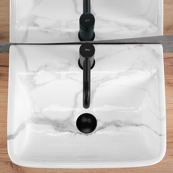 Stensko umivalnik na ploščo Rea Altea Cloudy