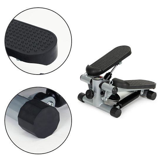 Stepper z raztegljivimi trakovi za fitnes vadbo s števcem