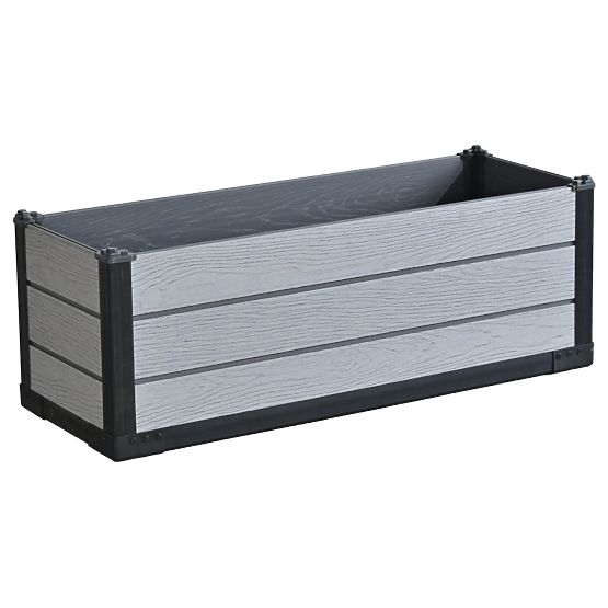 Stilski vrtni cvetlični lonec Ovitek za rože Pravokotni cvetlični lonec 105x39x36,55 cm