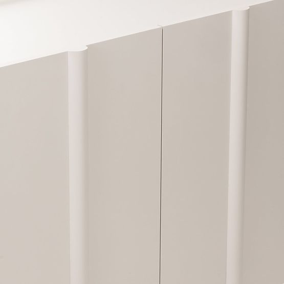 Štirivratna komoda Moss kašmir, zaobljena