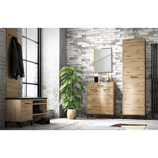 Stojalo za čevlje Nevio - artisan hrast