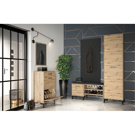 Stojalo za čevlje Nevio - artisan hrast