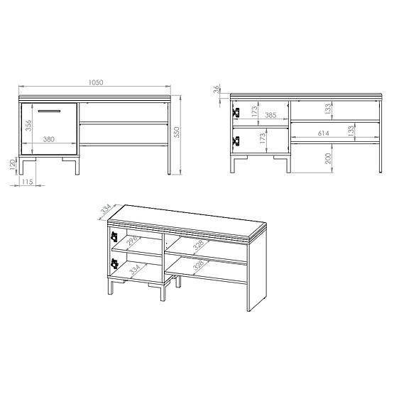 Stojalo za čevlje Nevio - artisan hrast