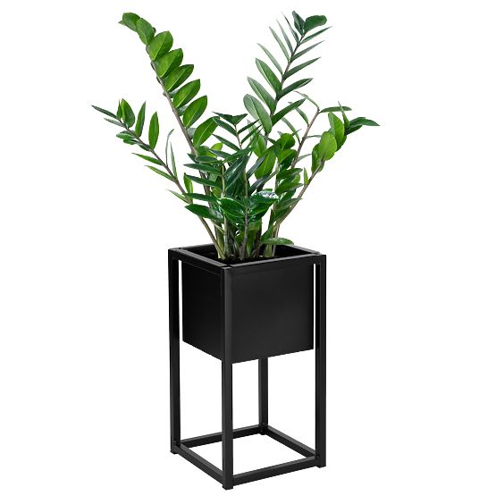 Stojalo za rože Concove loft 40 cm črno