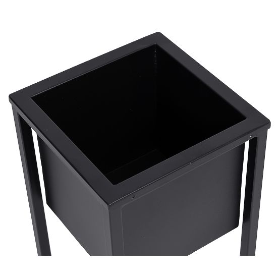 Stojalo za rože Concove loft 40 cm črno