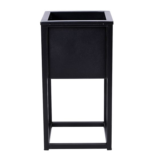 Stojalo za rože Concove loft 40 cm črno
