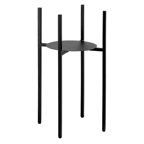 Stojalo za rože loft Torre 60 cm črno
