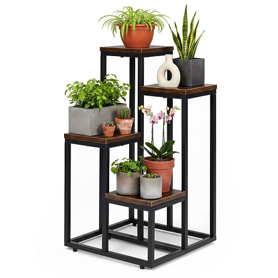 Stojalo za rože okrasje 4 police loft ModernHome