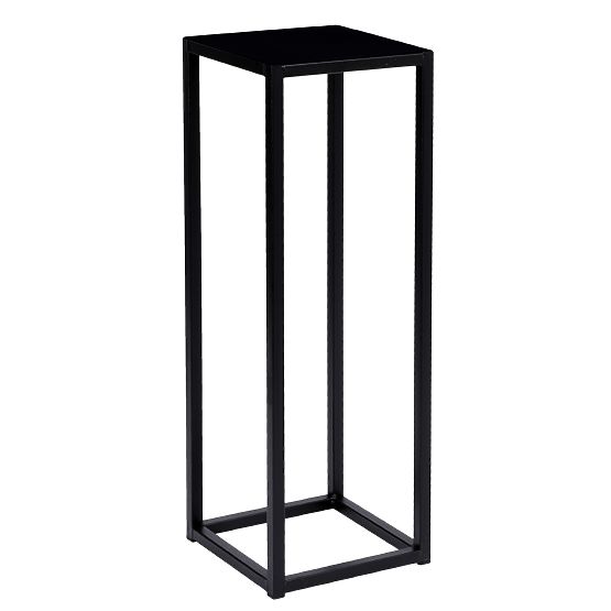 Stojalo za rože Piatto loft 60 cm črno