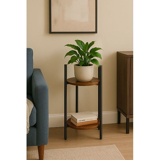 Stoječe stojalo za rože dekoracija 2 nivoja loft ModernHome