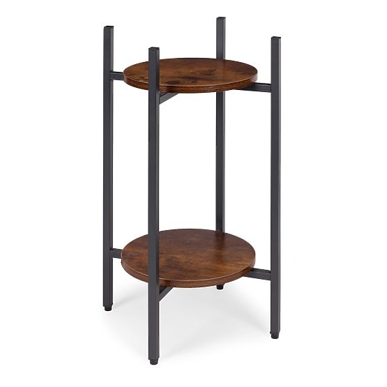 Stoječe stojalo za rože dekoracija 2 nivoja loft ModernHome