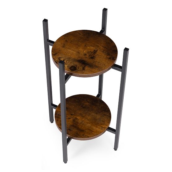 Stoječe stojalo za rože dekoracija 2 nivoja loft ModernHome