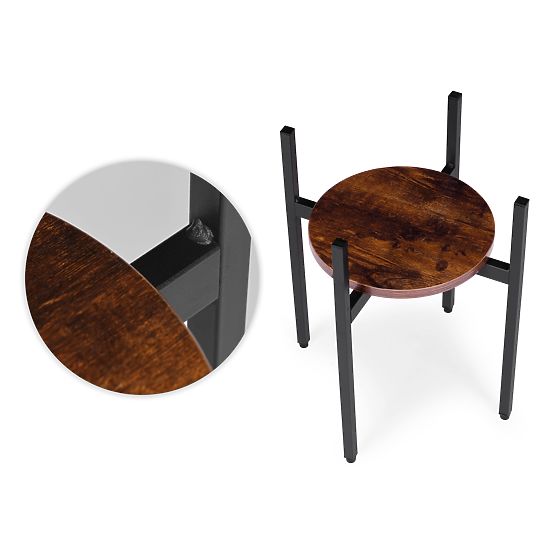 Stoječe stojalo za rože dekoracija loft ModernHome