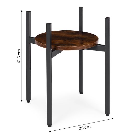 Stoječe stojalo za rože dekoracija loft ModernHome